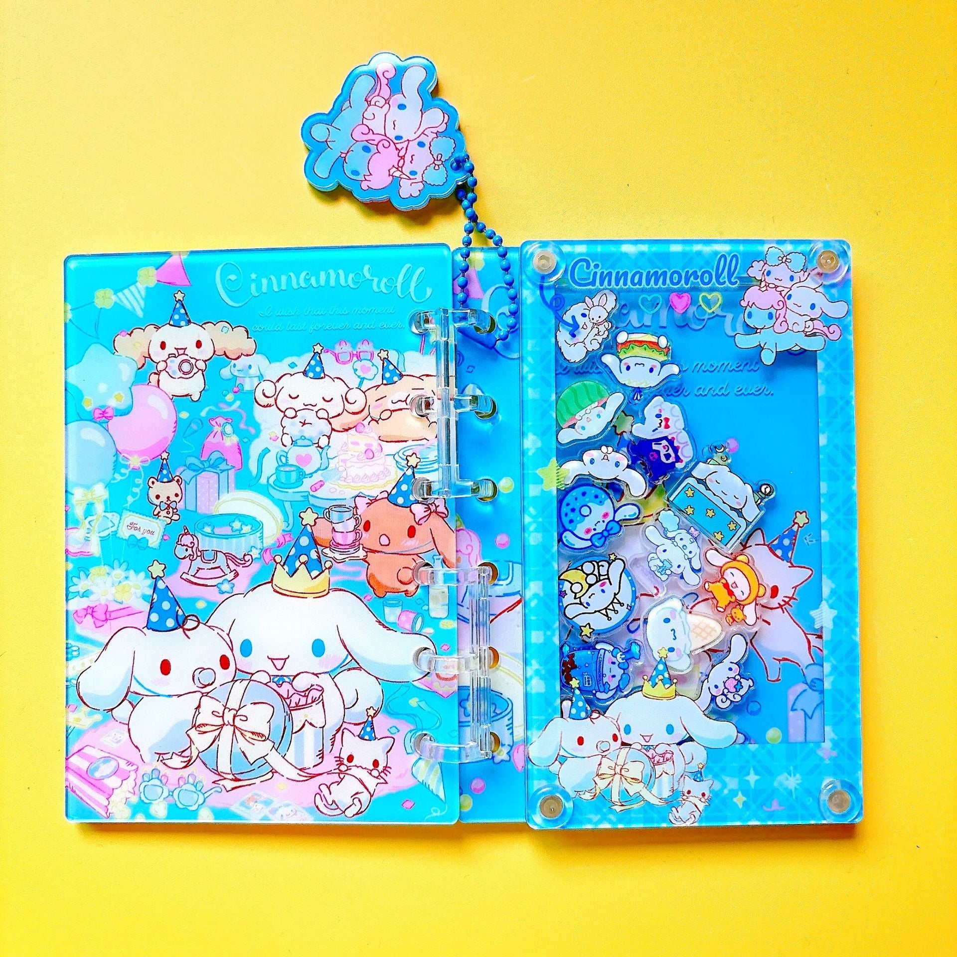 Wholesale acrylic shake book notebook loose-leaf book DIY A7 A5 Size OLY Exclusive
